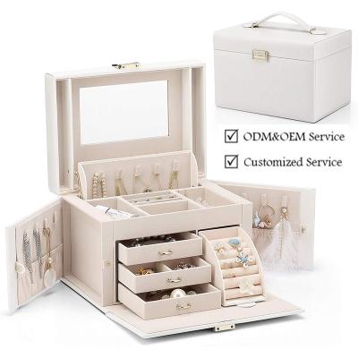 China PU Leather+Velvet Customized Butterfly Jewelry Boxes Jewelery Display Jewelery Box Different Sizes Wooden Magnetic Closure Jewelry Box juwelry jewelery box for sale