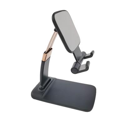 China ABS Plastic+Metal Universal Lazy Cell Mount Stand Tablet Holder Thumb Desktop Phone Holder ABS Mobile Cell Phone Holders for sale