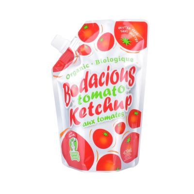 China Custom Printed Plastic Beverage Moisture Proof Juice Pouch With Liquid Spout for sale