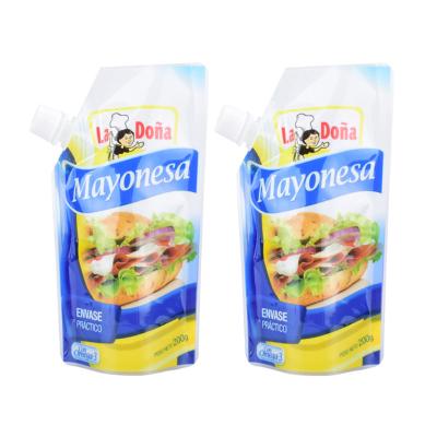 China Wholesale Side Gusset Aluminum Foil Moisture Proof Shape Spout Fruit Juice Pouch for sale