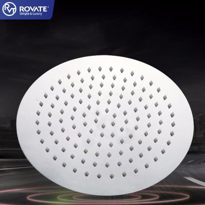 China ROVATE Modern Factory Direct Bathroom Shower Accessories , Ultra Thin 304 Stainless Steel Shower Head Square Modern Style for sale