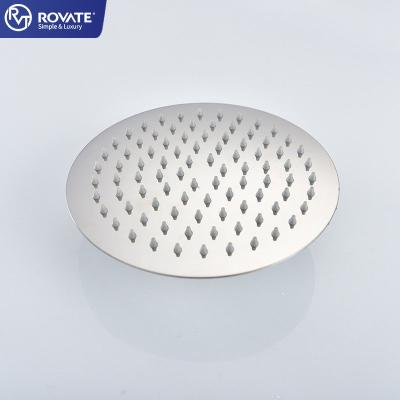 China ROVATE Factory Wholesale 304 Modern Mirror Stainless Steel Top Spray, Shower Accessories Shower Head System Chrome Plating for sale