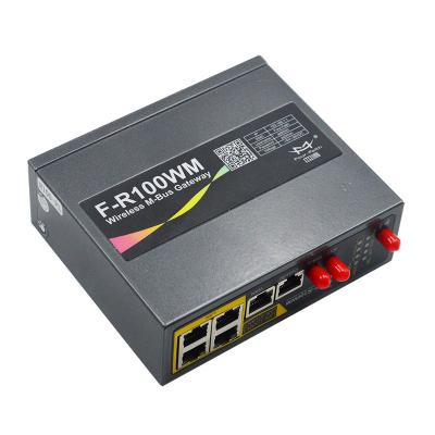 China Industry Wireless M-bus Gateway Modbus TCP/RTU Gateway With 4Lan/1Wan Port for sale