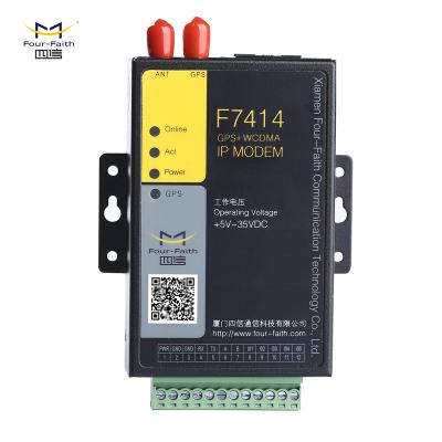 China M2M IoT Application F7414 3G Modem with GPS interface RS232 RS485 digital I/O support TCP/IP and analog input for alarming and data transmission for sale