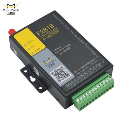 China F2116 External GPRS Modem with RS232, RS485 Digital I/O and Analog Modbus RTU MQTT Input for Monitoring Meters for sale