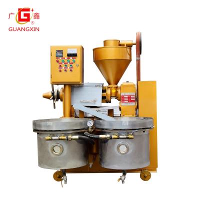 China Screw Oil Expeller 50Kg Per Hour Cold Press Machine Combined Integrated Oil Press YZYX70WZ for sale