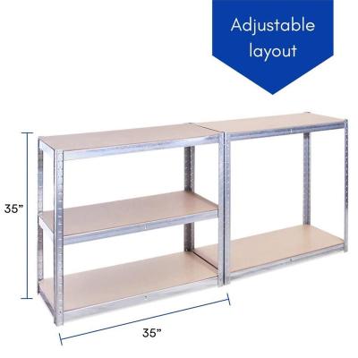 China Adjustable Kitchen 3 Shelf Wire Shelving Unit Storage Shelving Stainless Steel Metal Kitchen Storage Organizer Shelf for sale