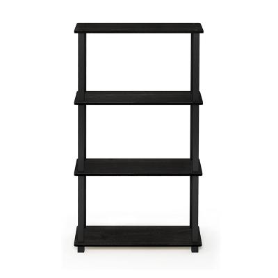 China Hot Selling Black Universal 4-Tier Universal Shelving Unit Customized OEM Good Quality Modern Professional for sale