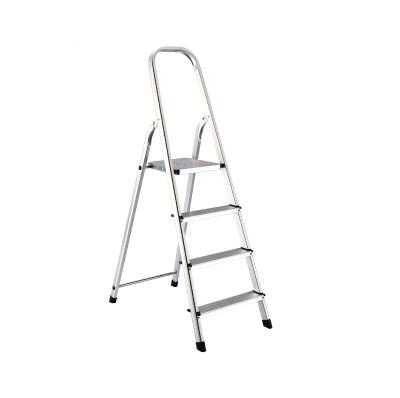 China Universal Folding Ladders Folding Aluminum Telescopic 4 Step Ladder For DIY for sale