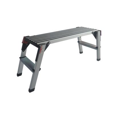 China Folding Ladders 2 Step Garage Work Platform Heavy Duty Aluminum Foldable Bench GS for sale