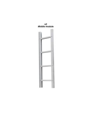 China Factory Household Aluminum Fire Ladders Firefighter Wholesale Aluminum Ladder Escape Folding Ladders For Apartment Outdoor Domesti for sale