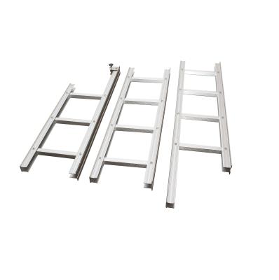 China Folding Ladders Space Saving Outdoor Emergency Escape Foldable Aluminum Ladder for sale