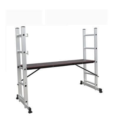 China Multifunctional Aluminum 2x5 Folding Ladders (GS/TUV) Scaffolding With Platform for sale