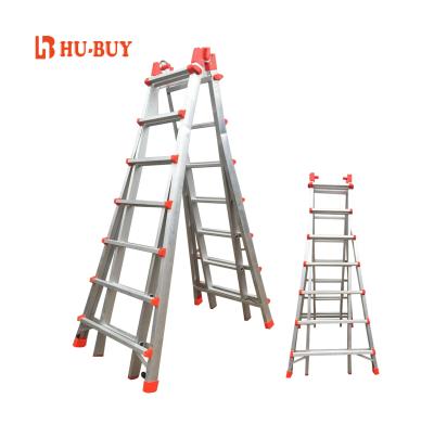 China Folding Ladders 4th September Super Aluminum Telescopic Folding Ladder x6 for sale