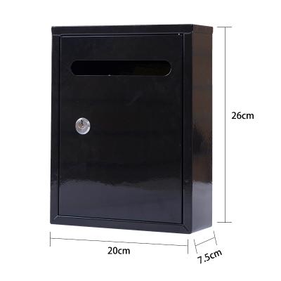 China Price Wall Mounted Mailbox Mailbox Stainless Steel Household Office Waterproof Metal Mailbox for sale