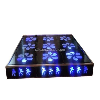 China Spring Dance Floor Party Disco Glass Dance Floor Dc-003 for sale