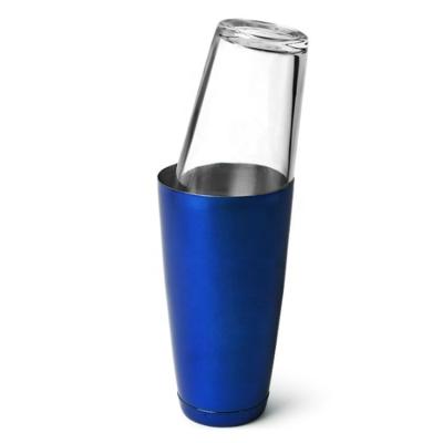 China SANMENG Disposable High Quality Stainless And Glass Boston Cocktail Shaker , WEIGHTED Bar Boston Shaker for sale