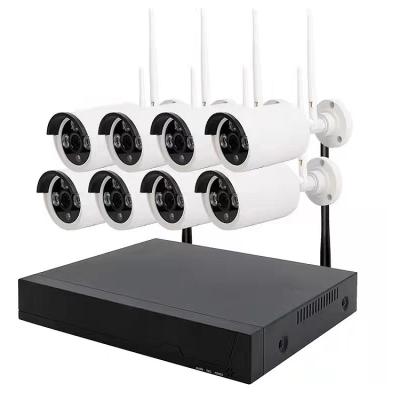 China NIGHT VISION 1080p CCTV Bullet System Camera 8 Channel Outdoor CCTV System NVR Wireless Security Kits for sale