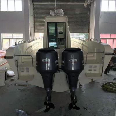 China Fiberglass 1160 Twin Engine High Speed ​​Offshore Gear Boat for sale