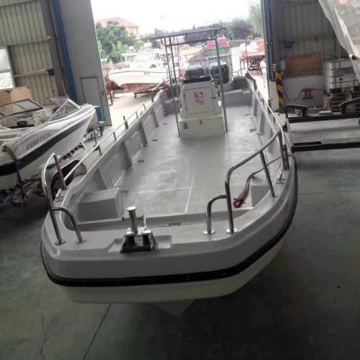 China Fiberglass 32 Foot Single Engine Fiberglass Twin Engine Offshore Boat With Large Deck Space for sale