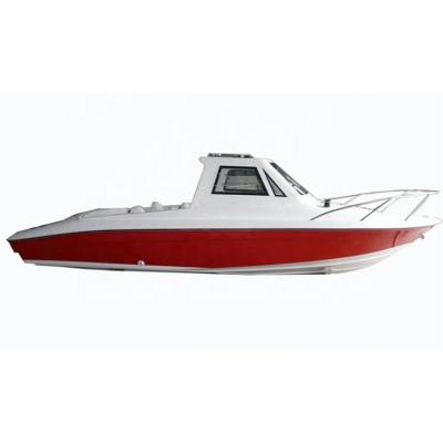 China New 6.3m High Speed ​​Double Hull Fiberglass Guided Passenger Material Leisure Dinghy Boat for sale