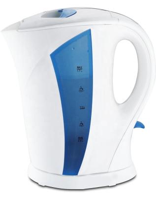 China Protection CE RoHS PLASTIC CB ETL Cordless 1.7L Boil-Dry Kettle for sale