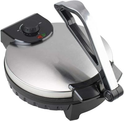 China 2021 Household CB ETL 1000w/1200w Stainless Steel Browine Curved Maker Chapati Roti Maker Arepa Dosa Empananda Raj for sale