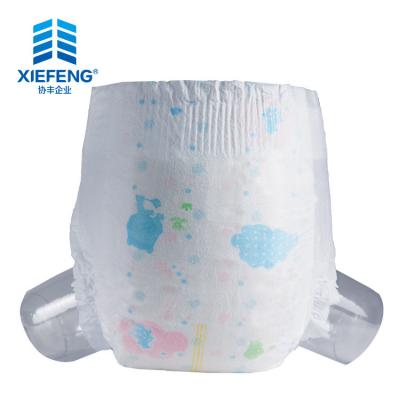 China Clothlike Backsheet Disposable Baby Diapers for sale