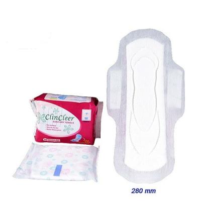 China White Antimicrobial Pure Cotton Sanitary Napkins Disposable Daily Use Pads for sale