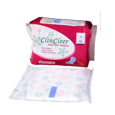 China Mesh Topsheet Organic Cotton Sanitary Napkin Disposable 250ml Absorbent for sale