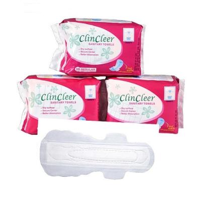 Chine Protections sanitaires de coton 280mm pur jetable pour la peau sensible à vendre