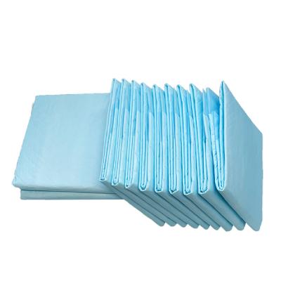 China Blue Color SAP Disposable Incontinence Bed Pads 60*60cm Incontinence Underpads for sale