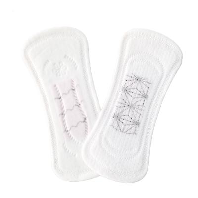 China OEM Wingless Ultra Thin Liners 150mm Breathable Cotton Sanitary Pads for sale