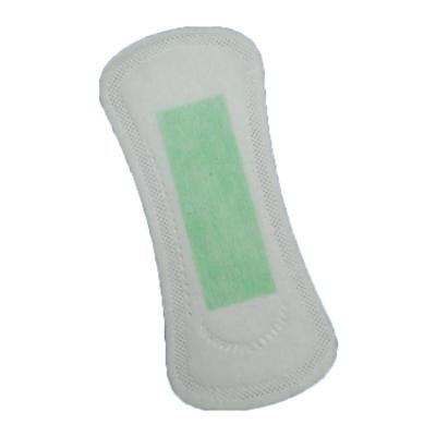 China Negative Green Anion Chip Cotton Panty Liner 180mm High Absorbency for sale