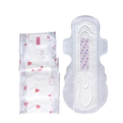 China Disposable Day And Night Use Cotton Sanitary Napkin Ultra Comfortable Lady Pads for sale