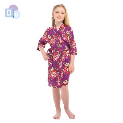 China Top Sale Rayon Cotton QUICK DRY Top Long Dresses For Kids Girls Floral Long Dresses Wholesale Spa Long Dresses for sale