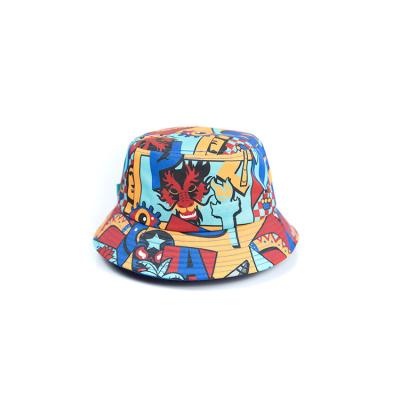 China New Fashion Image Fisherman Hat Women Wide Brim Hat Custom Sublimated Bucket Hat for sale