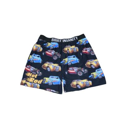 China Fashion Cartoon Printing Men Boxers Antibacterial Comfortable Underpants Soft Multicolor Men's Breathable Underwear for sale