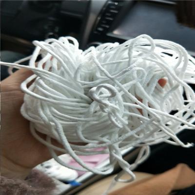 China Elastic Disposable Soft Nonwoven Earloop 3-Ply String For Facemask for sale