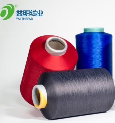 China High Tenacity 100% Polyester DTY Yarn Dope Dyed Semi Dull 150/48 Polyester Yarn Dty for sale