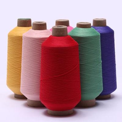 China Sustainable Recycle 150D Plastic Yarn For Weaving for sale