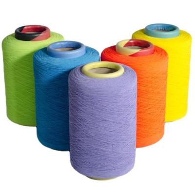 China AIR TARP Core Spun Yarn 100% Polyester Spandex Covered Air Yarn For Socks Production for sale