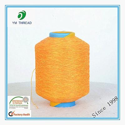 China Core Spun Thread Textured 100% Polyester Spandex Blanket Air Yarn 100D 30D for sale