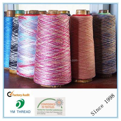 China Anti-bacteria 100% Polyester Space Dyed Yarn For Shoe Upper for sale