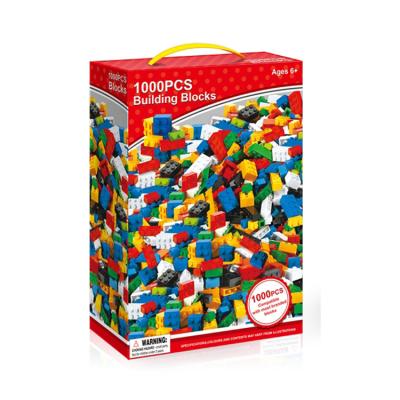 China 1000Pcs Building Blocks Toy City Building Blocks Creative DIY Bricks Classic Creator Parts Educational Brinquedos Toys For Children for sale