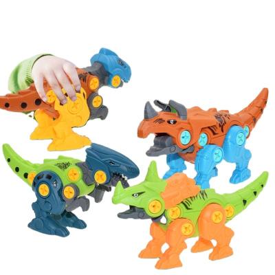 China Educational Toys 4 Types Nut Disassembly Dinosaur Egg with Screwdriver DIY Educational Toys for Kids Boys Toys Children for sale