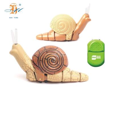 China Hot Selling Plastic MINI Pet Novelty Toys Animals Funny Remote Control Toys Simulation Infrared Remote Control Snails Kids and Pet Toys for sale