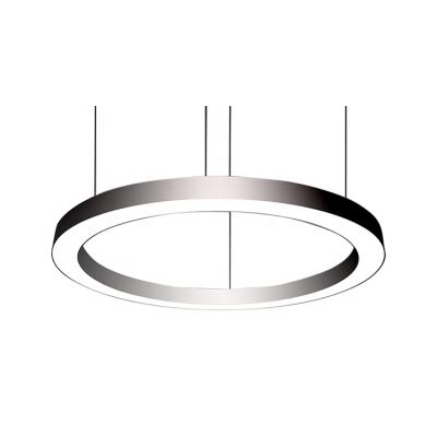 China Modern Round Customized Design Modern Home Office Light Fixtures Circular Led Pendant Lights for sale