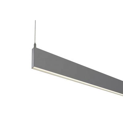 China Minimalist Modern Desk Pendant Led Linear Light With Mini Size And Lens for sale