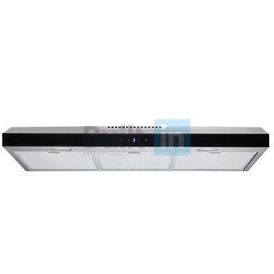 China Hotel Rangehood Slim Touch Control Element With Glass Panel Kitchen Appliances 90CM LED Light Stainless Steel Condenser Motor for sale